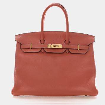 Pre Owned Hermes Crevette Clemence Birkin 35