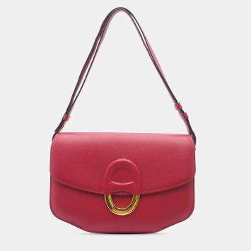 Pre Owned حقيبة هيرمس إيفركلور شيرش ميدي 25 حمراء