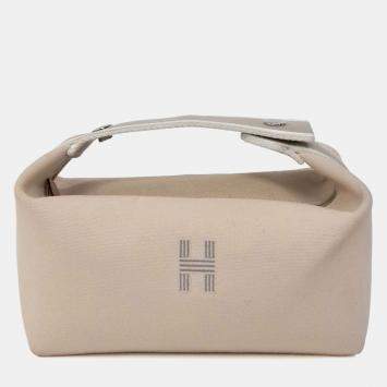 مملوكة مسبقًا Hermes Beige Cotton Bride-A-Brac Case