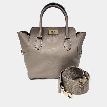 مملوكة مسبقًا Hermes Brown Leather Toolbox 20