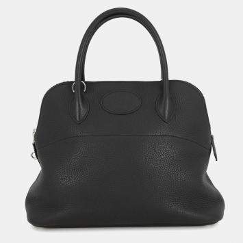Pre Owned Hermes Bolide Black Taurillon Clemence Size 31