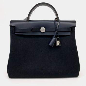 مملوكة مسبقًا Hermes Multicolor Fabric NEW ZIP Herbag Small (W)