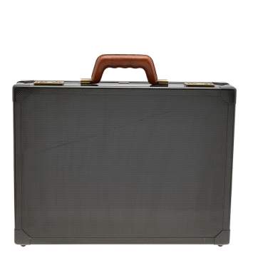 Pre Owned Hermes Naturel Carbon Fiber And Vache Leather Espace 42 Limited Edition Briefcase