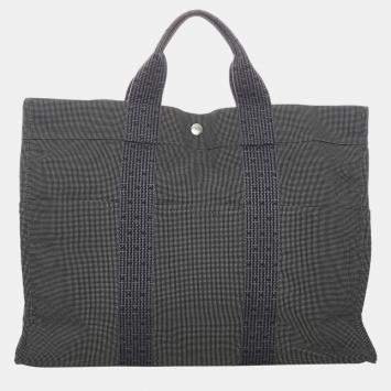 Pre Owned Hermes Grey Herline MM Tote Bag