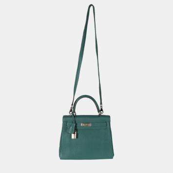 Hermes Malachite Togo Retourne Kelly 25 PHW