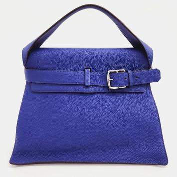 Pre Owned Hermes Purple Leather Etribelt Bag