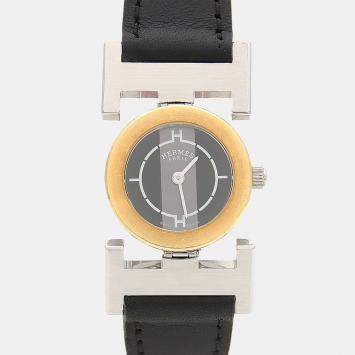 Pre Owned Hermes Paprika PA1.220 Quartz Stainless Steel Women's Wristwatch 21 mm
