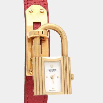 Pre Owned Hermes Kelly Quartz Stainless Steel Women's Wristwatch 20 mm