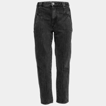 Isabel Marant Etoile Grey Distressed Denim Jeans M Waist 32"