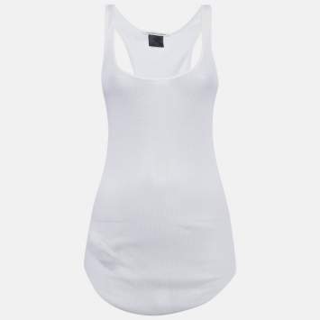 مملوكة مسبقًا توب إيزابيل مارانت أبيض مضلع محبوك مقاس صغير - سمول