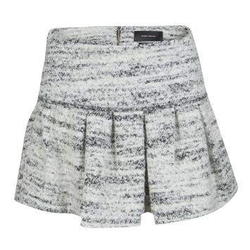 Pre Owned Isabel Marant Monochrome Itamy Boucle Mini Skirt M