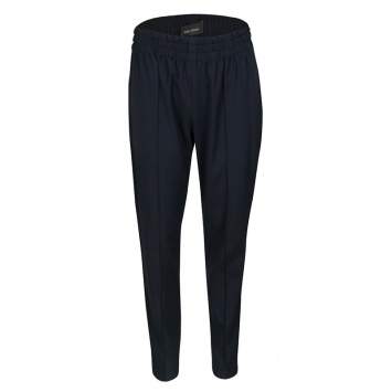 Pre Owned Isabel Marant Navy Blue Elasticized Waist Tapered Pants M