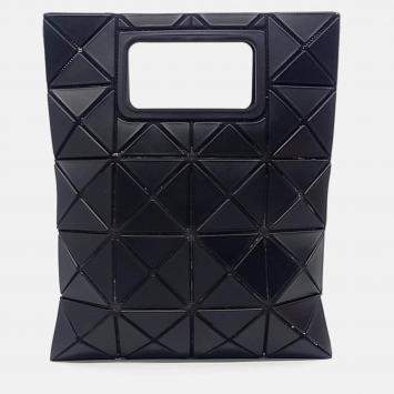 Pre Owned Issey Miyake Black PVC Issey Miyake Black Bao Bao tote bag