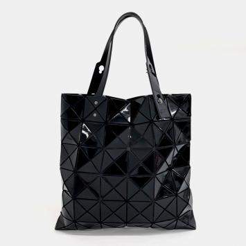 Pre Owned Issey Miyake Black Mesh and PVC Issey Miyake Black Bao Bao tote bag