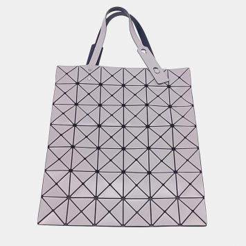 مملوكة مسبقًا Issey Miyake Silver Mesh and PVC Silver Bao Bao Tote bag
