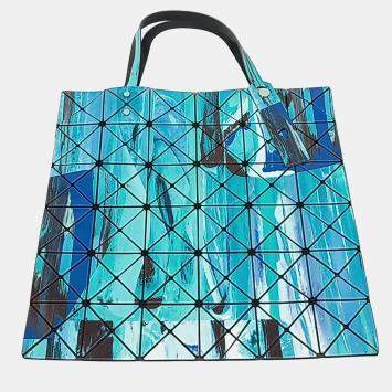 مملوكة مسبقًا Issey Miyake Blue Synthetic Fabric Issey Miyake Bao Bao tote bag