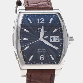 Pre Owned IWC Da Vinci IW452306 Automatic Stainless Steel Men's Wristwatch 36 mm