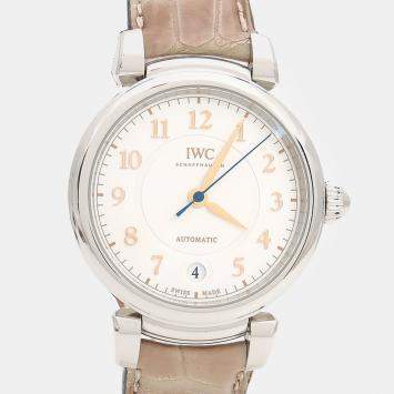 Pre Owned IWC Da Vinci IW458307 Automatic Stainless Steel Men's Wristwatch 36 mm