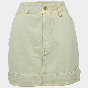 Pre Owned Jacquemus Light Blue Denim La Jupe De Nimes Mini Skirt S