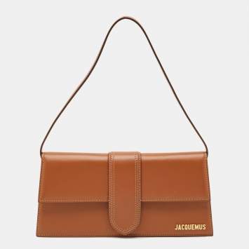 مملوكة مسبقًا حقيبة كتف جاكيموس لو بامبينو طويلة جلد وردي