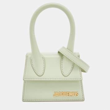 Pre Owned Jacquemus Green Leather Le Chiquito Mini Bag