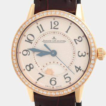 Pre Owned Jaeger-LeCoultre Rendez-Vous Diamond Automatic Rose Gold Women's Wristwatch 29 mm