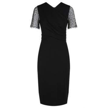 Pre Owned Jason Wu Black Lace-Detailed Dress M