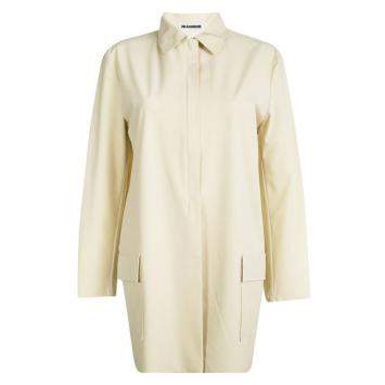 Pre Owned Jil Sander Beige Long Sleeve Jacket L