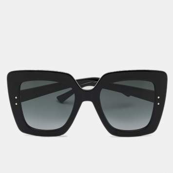 Pre Owned Jimmy Choo Black Gradient 807/9O Auri Square Sunglasses
