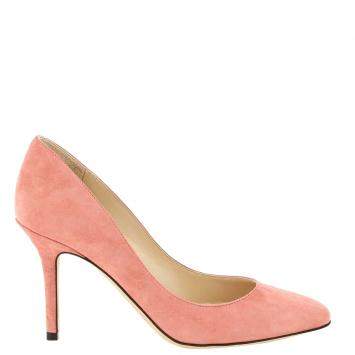 Pre Owned Jimmy Choo Mink Suede Gilbert Pumps Size IT 35