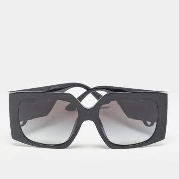 Pre Owned Jimmy Choo Black Gradient JC5006U Square Sunglasses