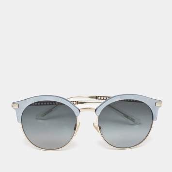 Pre Owned Jimmy Choo Blue Hally/S MVU9O Round Sunglasses 
