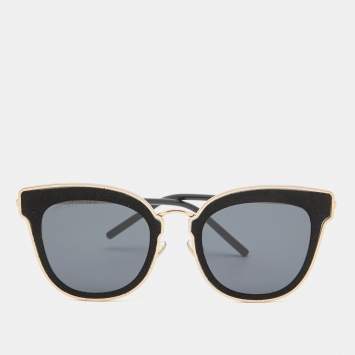 Pre Owned Jimmy Choo Black Nile/S RHL2/K Aviator Sunglasses