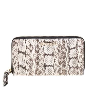 مملوكة مسبقًا Jimmy Choo Snakeskin Pippa Zip Around Wallet