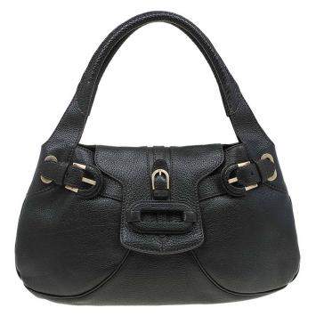 Pre Owned Jimmy Choo Choco Brown Leather Tulita Hobo