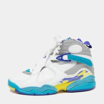 Pre Owned Jordan Multicolor Air Jordan 8 Retro High Top Sneakers Size 37.5 
