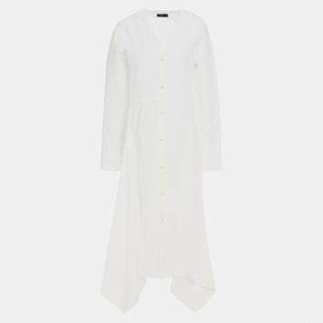 Pre Owned Joseph Linen Midi Dress 36