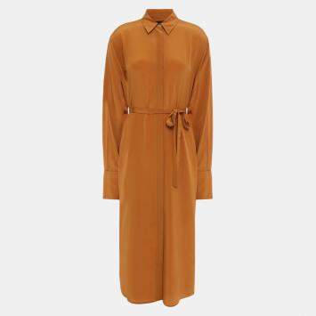 Pre Owned Joseph Silk Midi Dress 36
