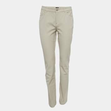 Pre Owned  Joseph Tan Gabardine Skinny Trousers L