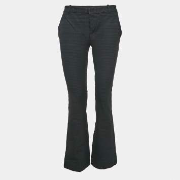 Pre Owned Joseph Black Diamond Stretch Gabardine New Rocket Trousers S