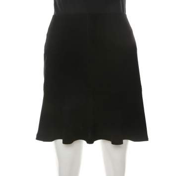 Pre Owned Joseph Black Stretch Crepe Albany Skirt M 