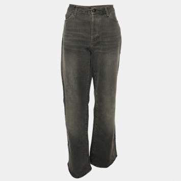 Pre Owned Just Cavalli Grey Denim Flared Jeans XXL