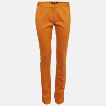 مملوكة مسبقًا Just Cavalli Mustard Yellow Jersey Trousers M