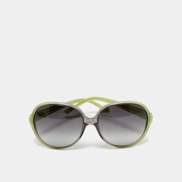 Pre Owned Kate Spade Green/Black Gradient Abby/S Oversized Sunglasses