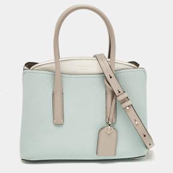 Pre Owned Kate Spade Tricolor Leather Medium Margaux Satchel