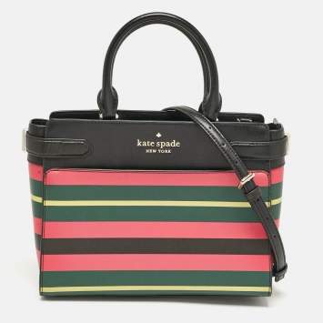 Pre Owned Kate Spade Multicolor Leather Medium Staci Tote