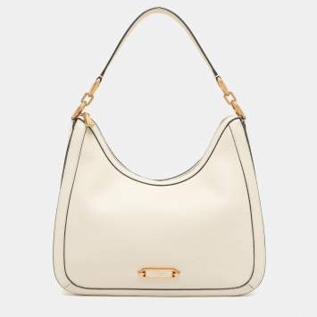 Pre Owned Kate Spade White Leather Gramercy Hobo