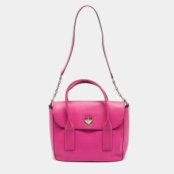 Pre Owned Kate Spade Fuchsia Leather New Bond Street Florence Satchel