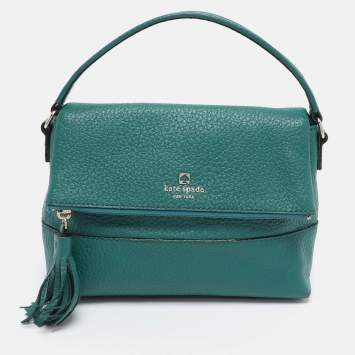 Kate Spade Green Leather Shoulder Bag