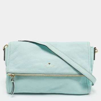 مملوكة مسبقًا حقيبة كروس كيت سبيد كُوبِل هيل كلارك جلد أخضر فاتح